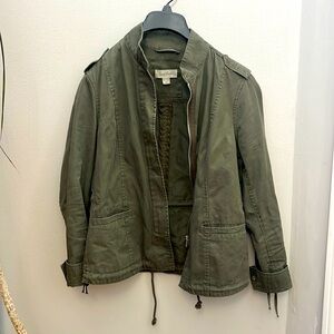 Charlie Paige cotton adjustable green jacket